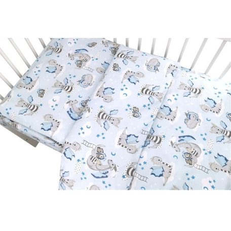 Baby Shop ágynemű huzat 90*120 cm - kék sárkány 