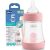 Chicco Perfect5 biofunkcionális cumisüveg 150 ml lassú folyású 0h + rózsaszín