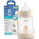 Chicco Perfect5 biofunkcionális cumisüveg 150 ml lassú folyású 0h + bézs 