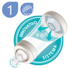   Chicco Perfect5 biofunkcionális cumisüveg 150 ml lassú folyású 0h + bézs 