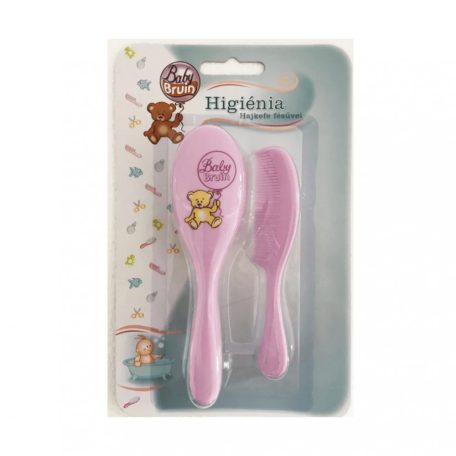 Baby Bruin hajkfe + fésű - lila