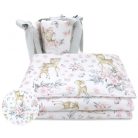 Baby Shop 4 részes babaágynemű - őzike rózsaszín