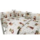 Baby Shop 3 részes ágynemű garnitúra - Maci a holdon 