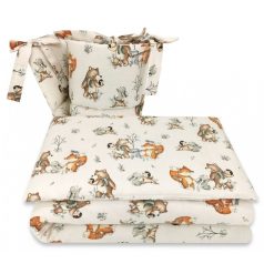   Baby Shop 3 részes ágynemű garnitúra - Róka és barátai