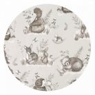 Baby Shop 4 részes babaágynemű - natúr/bézs erdei barátok 