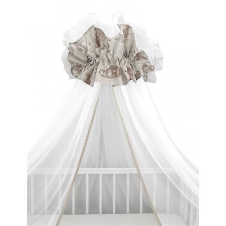 Baby Shop 4 részes babaágynemű - natúr/bézs erdei barátok 
