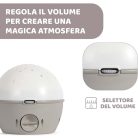 Chicco NEXT2 STARS babaágyra rögzíthető projektor plüss macival - Neutral