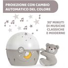 Chicco NEXT2 STARS babaágyra rögzíthető projektor plüss macival - Neutral