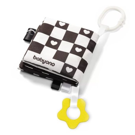 BabyOno Érzékfejlesztő babakönyv - Black&White