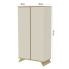 Faktum Sienna Cashmere 2 osztású szekrény