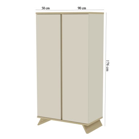 Faktum Sienna Cashmere 2 osztású szekrény