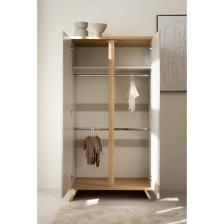 Faktum Sienna Cashmere 2 osztású szekrény