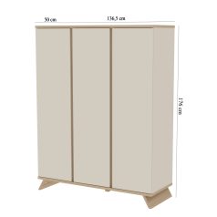 Faktum Sienna Cashmere 3 osztású szekrény