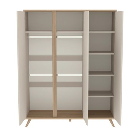 Faktum Sienna Cashmere 3 osztású szekrény