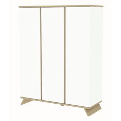 Faktum Sienna White 3 osztású szekrény