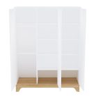 Faktum Lumina White 3 osztású szekrény