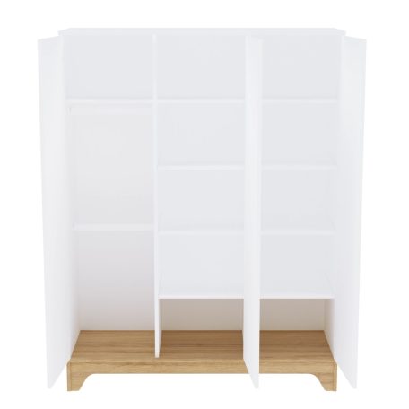 Faktum Lumina White 3 osztású szekrény