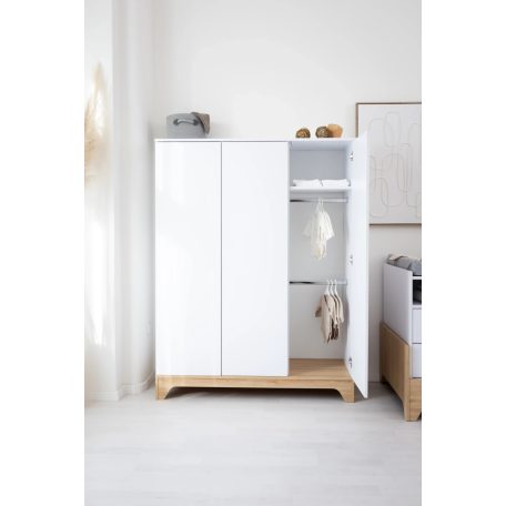 Faktum Lumina White 3 osztású szekrény