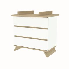 Faktum Sienna White komód + pelenkázó toldalék