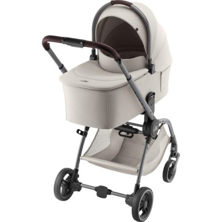 Britax Römer Rio Lux babakocsi szett (Rio babakocsi + mózeskosár) ajándék Baby-Safe Core hordozó + bázis -Soft Taupe