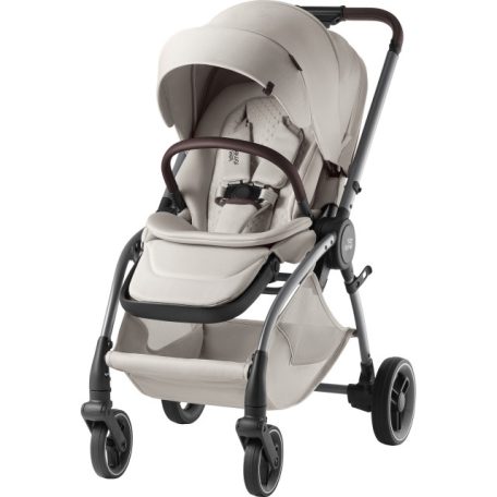 Britax Römer Rio Lux babakocsi szett (Rio babakocsi + mózeskosár) ajándék Baby-Safe Core hordozó + bázis -Soft Taupe