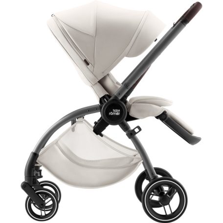 Britax Römer Rio Lux babakocsi szett (Rio babakocsi + mózeskosár) ajándék Baby-Safe Core hordozó + bázis -Soft Taupe