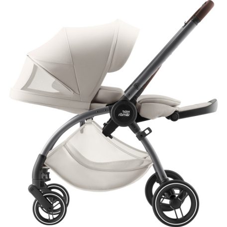Britax Römer Rio Lux babakocsi szett (Rio babakocsi + mózeskosár) ajándék Baby-Safe Core hordozó + bázis -Soft Taupe