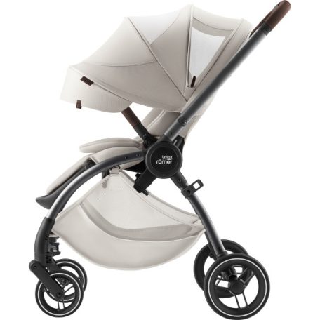 Britax Römer Rio Lux babakocsi szett (Rio babakocsi + mózeskosár) ajándék Baby-Safe Core hordozó + bázis -Soft Taupe