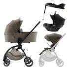 Britax Römer Rio Lux babakocsi szett (Rio babakocsi + mózeskosár) ajándék Baby-Safe Core hordozó + bázis - Urban Olive