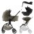 Britax Römer Rio Lux babakocsi szett (Rio babakocsi + mózeskosár) ajándék Baby-Safe Core hordozó + bázis - Urban Olive