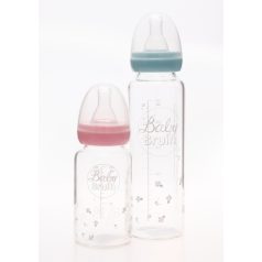 Baby Bruin hőálló üveg cumisüveg 120 ml - kék