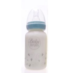 Baby Bruin hőálló üveg cumisüveg 120 ml - kék