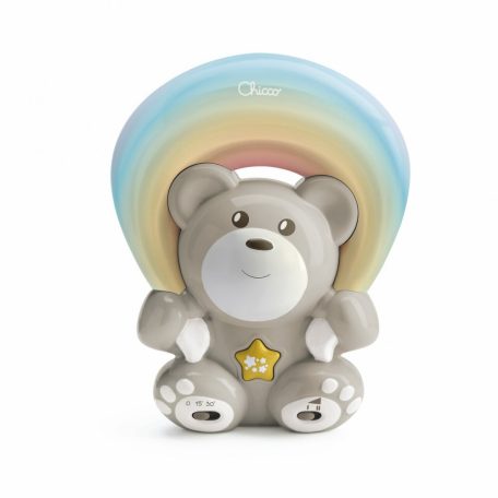 Chicco Rainbow Bear - Szivárvány maci zene-fény projektor 0h + bézs