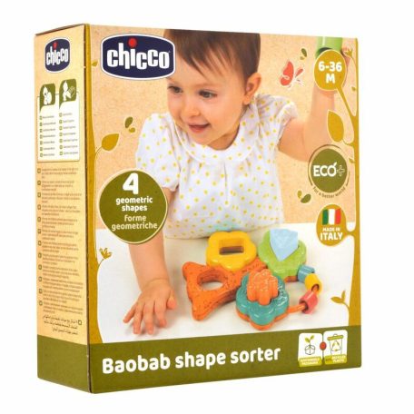 Chicco Baobab fa formájú kirakós játék ECO+ ökoműanyag 6h+