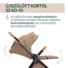   Chicco Bellagio Trio babakocsi szett First Seat hordozóval - 
Caramel