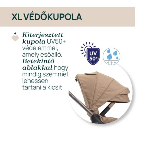 Chicco Bellagio Trio babakocsi szett First Seat hordozóval - 
Caramel