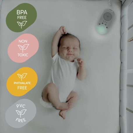 Zopa Hordozható LED-es
éjszakai fény fehér zajjal