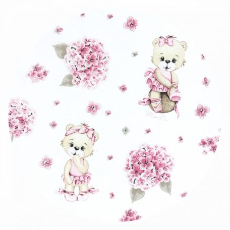 Baby Shop Baba-Mama többfunkciós párna - Balerina maci rózsaszín