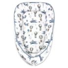 Baby Shop babafészek 70x93 cm - kék repülőgép 