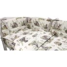 Baby Shop 3 részes ágynemű garnitúra - Erdei barátok natúr/zöld