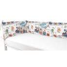 Baby Shop fejvédő kiságyba - Állatok a vonaton 