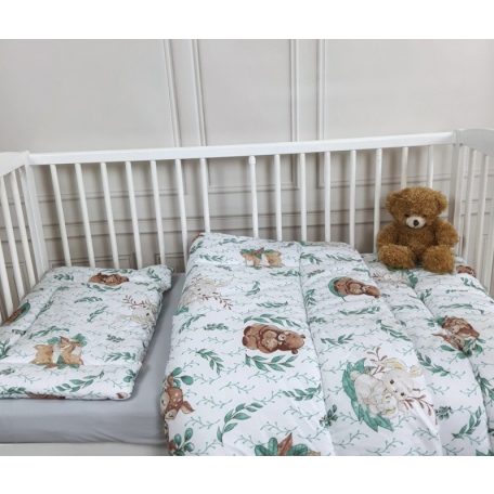 Baby Shop 3 részes ágynemű garnitúra - Lulu Natural menta