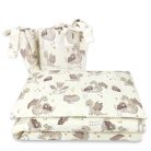 Baby Shop 3 részes ágynemű garnitúra - bézs sárkány  