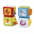 Chicco Multiaktív kockák 2in1
képtársítós logikai és kézkoordinációs játék 9 hó+