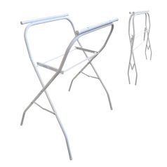   Premium Összecsukható kád hőmérővel és anatómiai támasztékkal + állvány - Pink