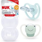 NUK Space szilikon cumi 0-6 hó 2db - Béka/szivárvány