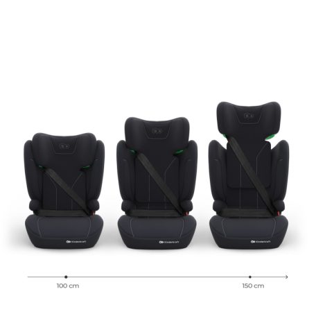 Kinderkraft  I-Spark 2 Plus  i-size gyerekülés 100-150 cm  - Black