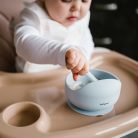 BabyOno szilikon tál tapadókoronggal  6m+ kék