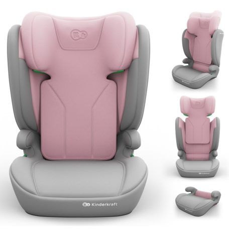 Kinderkraft  I-Spark 2 Plus  i-size gyerekülés 100-150 cm  - Pink