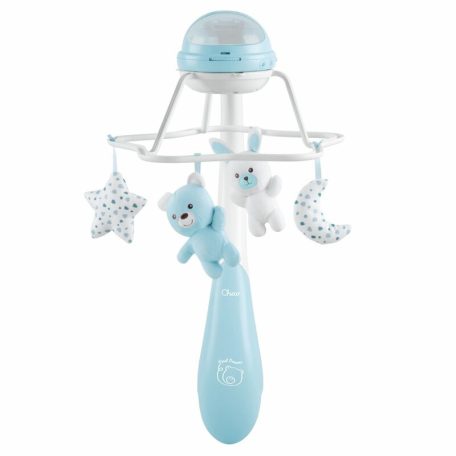 Chicco Rainbow Szivárvány zenélő forgó 3in1
kiságyjáték, projektor, éjjeli lámpa 0h + kék
